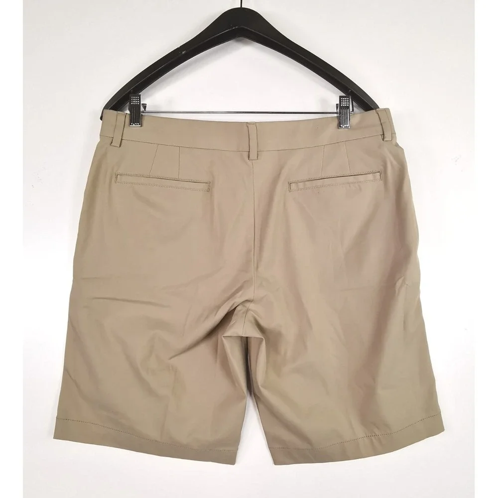 Men's Claiborne Classic Fit Shorts Dry & Cool Size 34, 9.5 Inseam beige - Picture 3 of 4